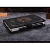 Black Pu Leather+Paper Notebook With Code Lock 215X145Mm Retro Diary Note Book