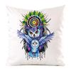 Colored Hand-Painted Animal Series Digital printing short plush pillow covers for car sofa office cushion cover home goods