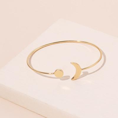 European and American Hot-selling Versatile Bracelets, Sun and Moon Open Bracelets, Pure Copper Electroplating, One Piece Is Sent On Behalf of Others.