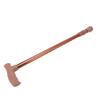 Walking Cane Adjustable Ergonomic Soft Rubber Hand Grip Lightweight Mobility Aid Cane Coffee