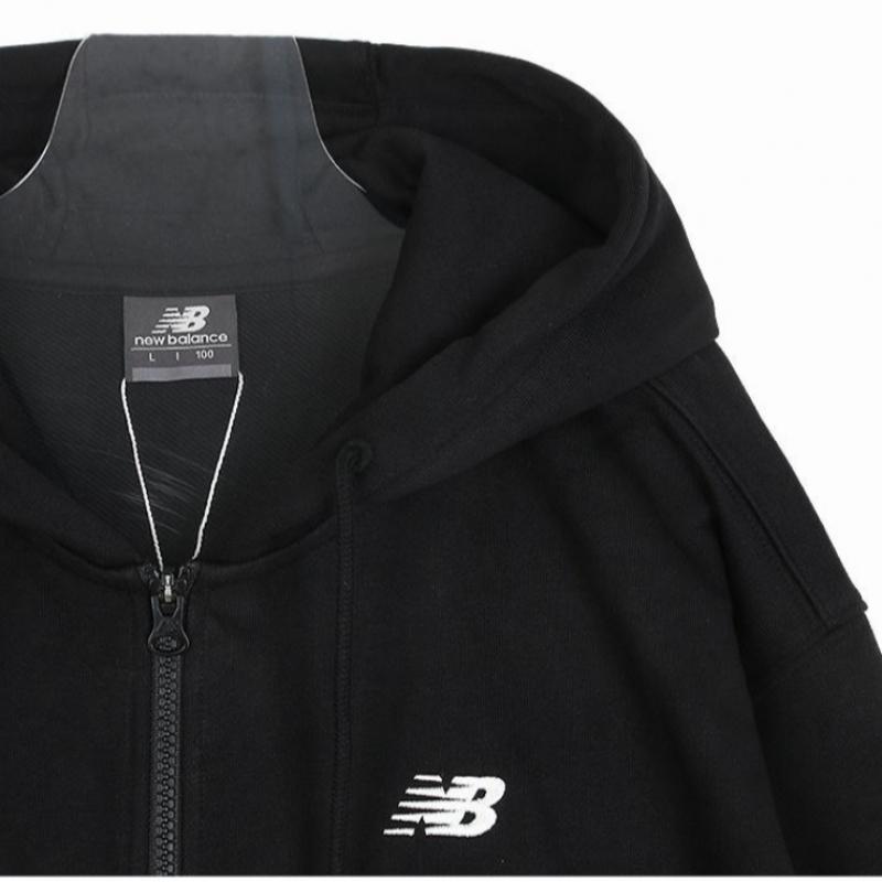 New Balance Essentials Small Logo Hoodie Zip Up Nbmdfco103 2 Types