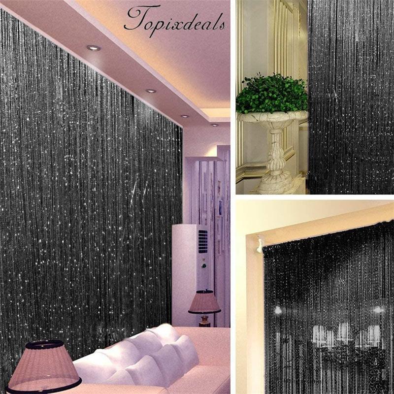 Door String Curtains for Doorway Tassels Beads Hanging Fringe Hippie Room Divider Window Hallway Entrance Wall Closet Bedroom Privacy Decor