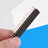 3Pcs 2.54mm Pitch Female Pin Headers 2 X 20 Pins Header Pin Socket Pin Headers  Circuit Connections