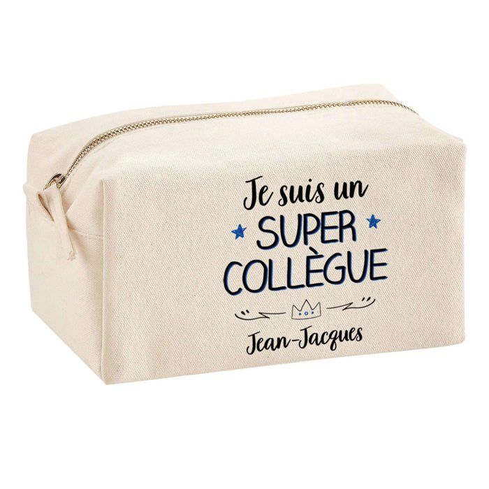 Multifunction Pouch Jean-Jacques Super Colleague Birthday Gift Personalized Idea | School Pencil Case Office Supplies