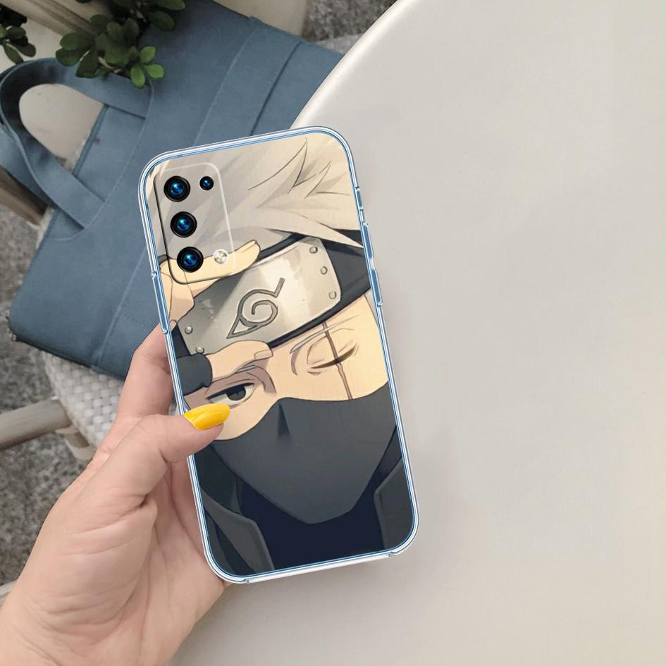 PP49 Naruto Kakashi Soft Shell Transparent Phone Case for Motorola Moto G7 G8 G9 G84 G85 G73 G24 G15 Z2 Play Power Plus