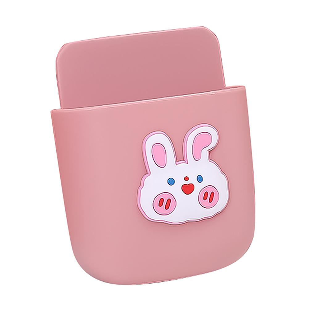 Wand montiert Aufbewahrungsbox Fernbedienung Organizer Handy Stecker Halter Rack