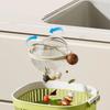 Hanging Sink Food Strainer with Hook Sink Organizer Multifunctional Sink Drain Basket  Kitchen