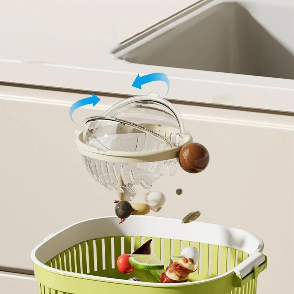Hanging Sink Food Strainer with Hook Sink Organizer Multifunctional Sink Drain Basket  Kitchen
