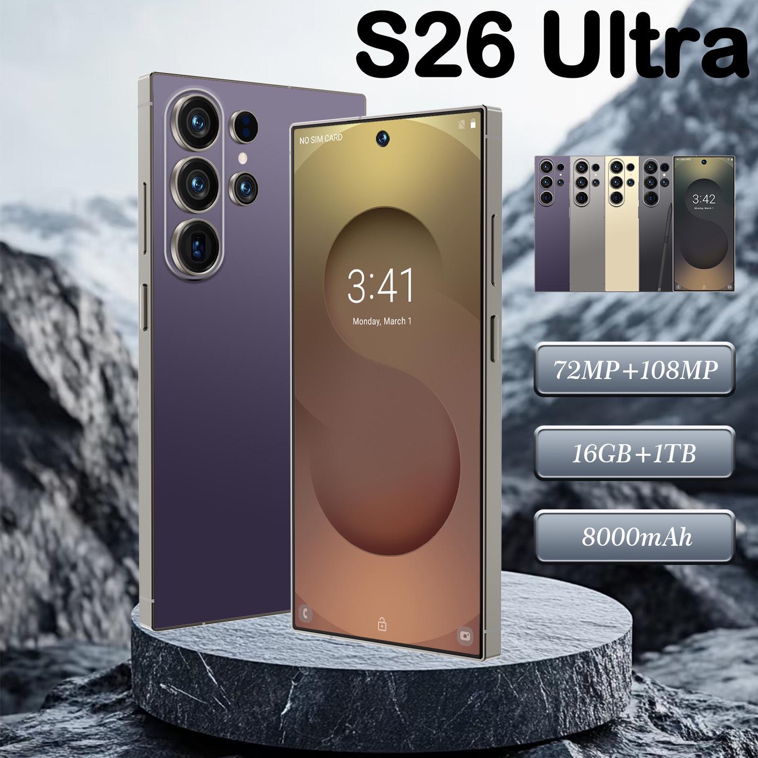 

S26 Ultra 6.9-inch Android Smartphone - Hot Sale EU Standard [Not for domestic use]