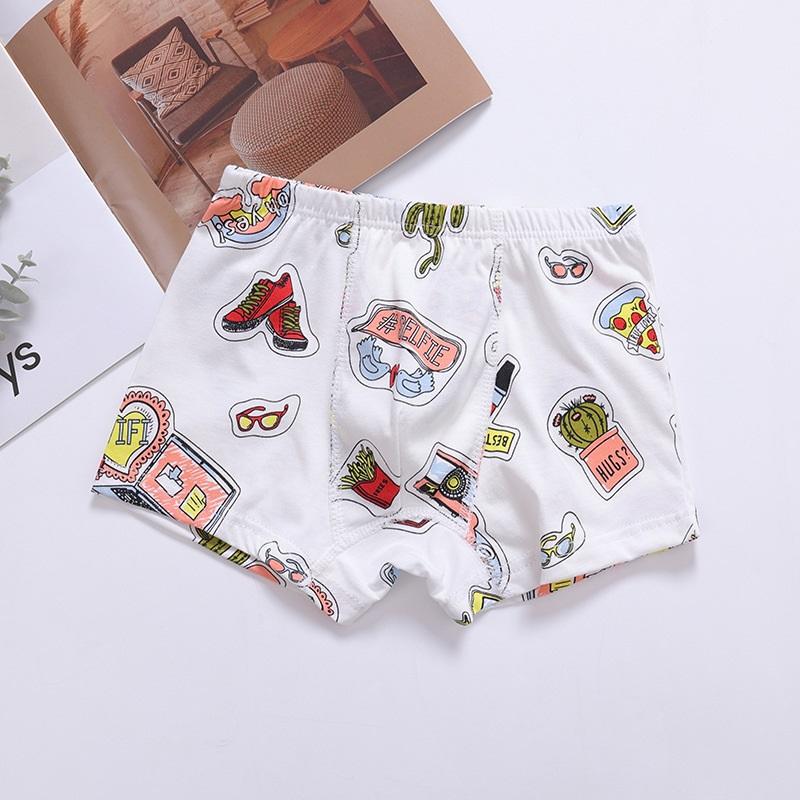 12-Pack Kids' Cotton Underwear For Boys - Cartoon Print Boxer Shorts And Briefs - Comfortable And Fun Styles For Everyday Wear