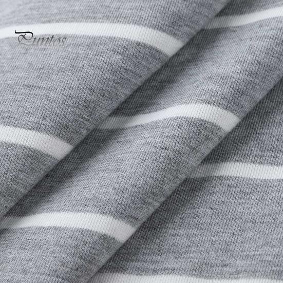 Summer Mother Breastfeeding Dress Openable Front Striped Round Neck Irregular Hem Short Sleeve Pregnant Women Nightdress Midi Dress