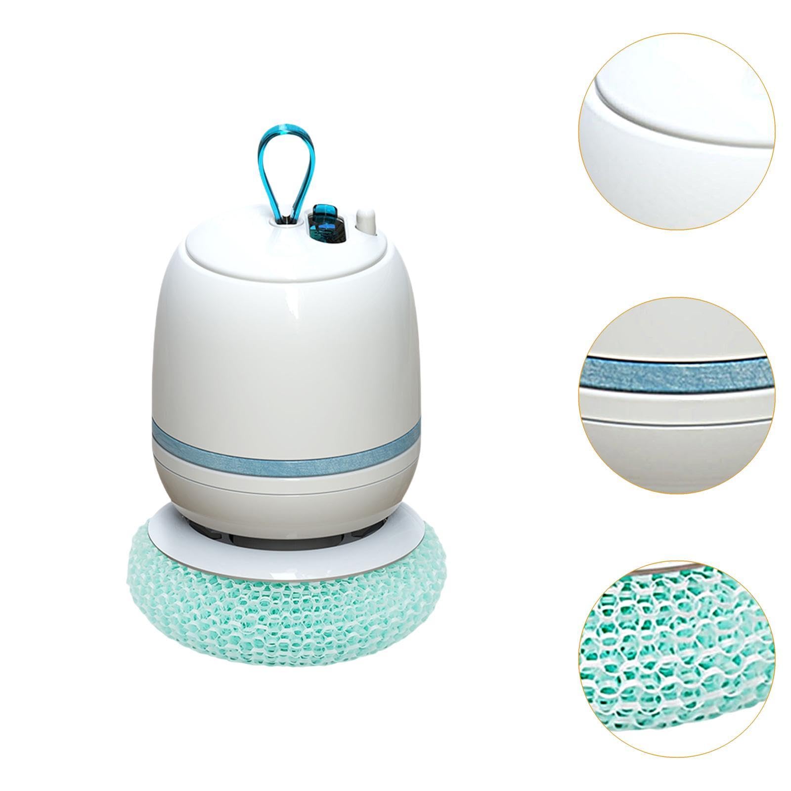 

Rechargeable Electric Cleaning Brush Cordless Rotation Handheld Scrubber for Dishes Pots Bowls Gold