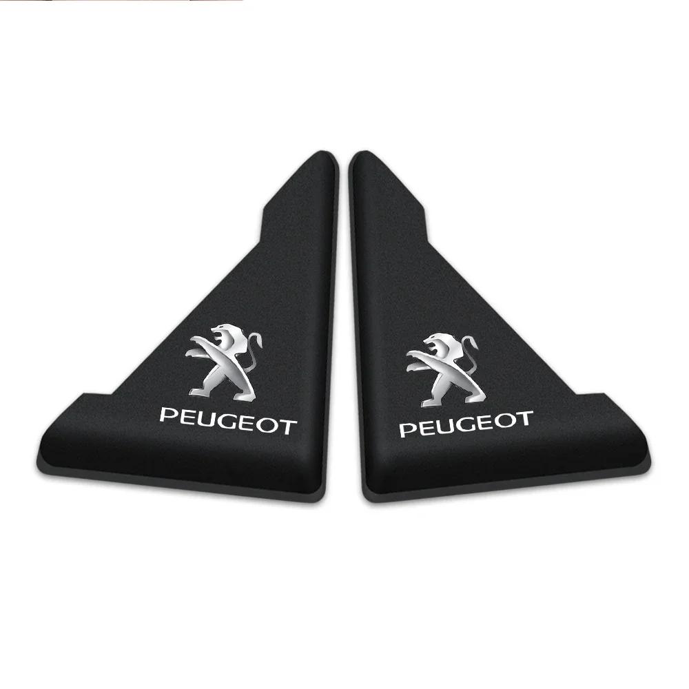 

2026 Hot Car Sticker 2pcs Silicone Car Door Corner Anti-Scratch Protector Cover Accessories For Peugeot 206 308 307 208 207 3008