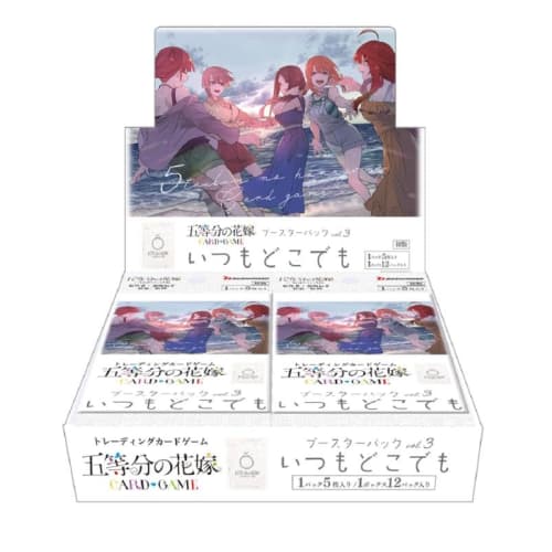 OKN The Quintessential Quintuplets Card Game Booster Pack Vol.3 Always Anywhere 12-Pack Box