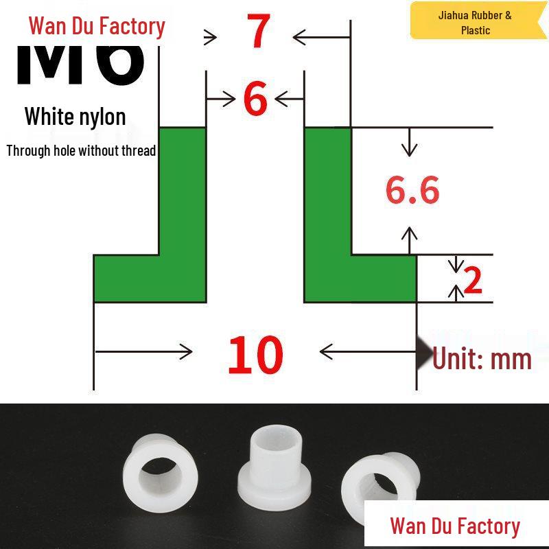 T-Shaped Nylon Insulating Bushing Spacer for M3-M35 Threads