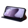 FIERRE SHANN For iPhone 17 Case PU Leather Flip Stand Wallet Phone Cover