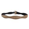 Retro Double-row Rivet Belt Women's Wide Waist Seal Decorative Belt