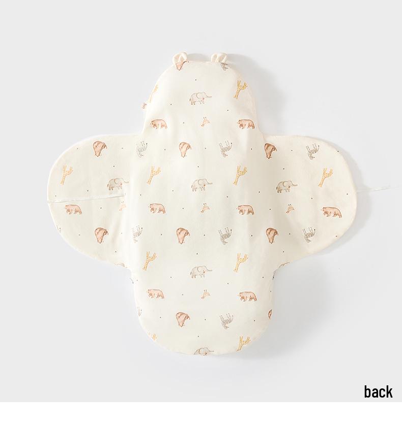 Newborn Anti-Startle Swaddle: Thin Cotton Zipper Blanket, Anti-Kick Quilt for Spring/Autumn.