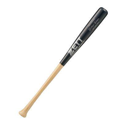 ZETT Hard Baseball Wooden Excellent Natural X BWT17383A Bat, Balance, Black, 83cm,