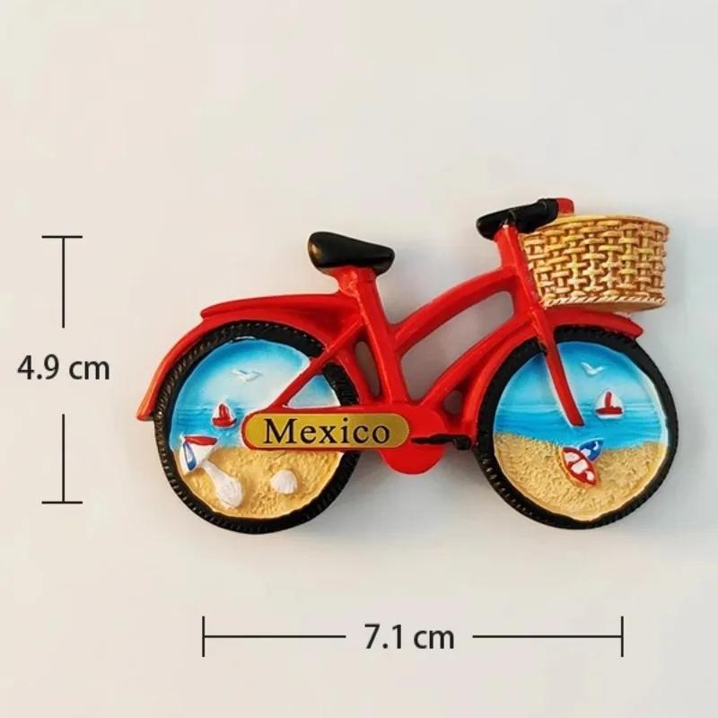 Mexico Travelling Fridge Stickers Chichen Itza Cancun Tourism Souvenirs Fridge Magnets Home Decor Wedding Gifts Magnetic Sticker