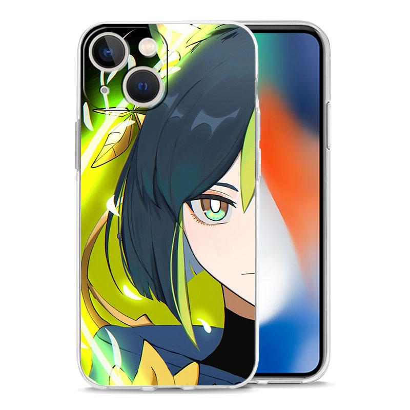 Luxury Case For iPhone 15 14 13 12 11 Pro Max X Xs XR 7 8 Plus Bumper Phone Cases Clear TPU Cover Game Genshin Impact Tighnari