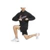 Nike Dri-Fit Swoosh Logo Print Langarm-Hoodie Herren Hoodie Schwarz DX1556-010