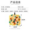 Interactive Dog Snuffle Mat With Treat Dispensing Design Durable Fleece Toy Mental Stimulation Stress Relief