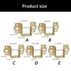4lots Thicken Metal Bed Frame Support High Strengths Bed Clamps for Secure Bed Board Connection M4YD