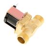 DC12V Normally Closed Solenoid for Valve Water Control Electric Pulse Solenoid for Valve for Solar Water Heater 1/2" Mal