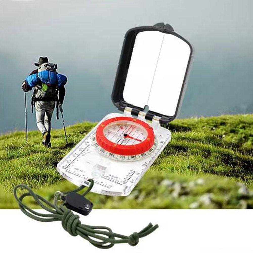 

Lightweight Camping Compass Waterproof Fluorescent Ring Compass Mountaineer Compass