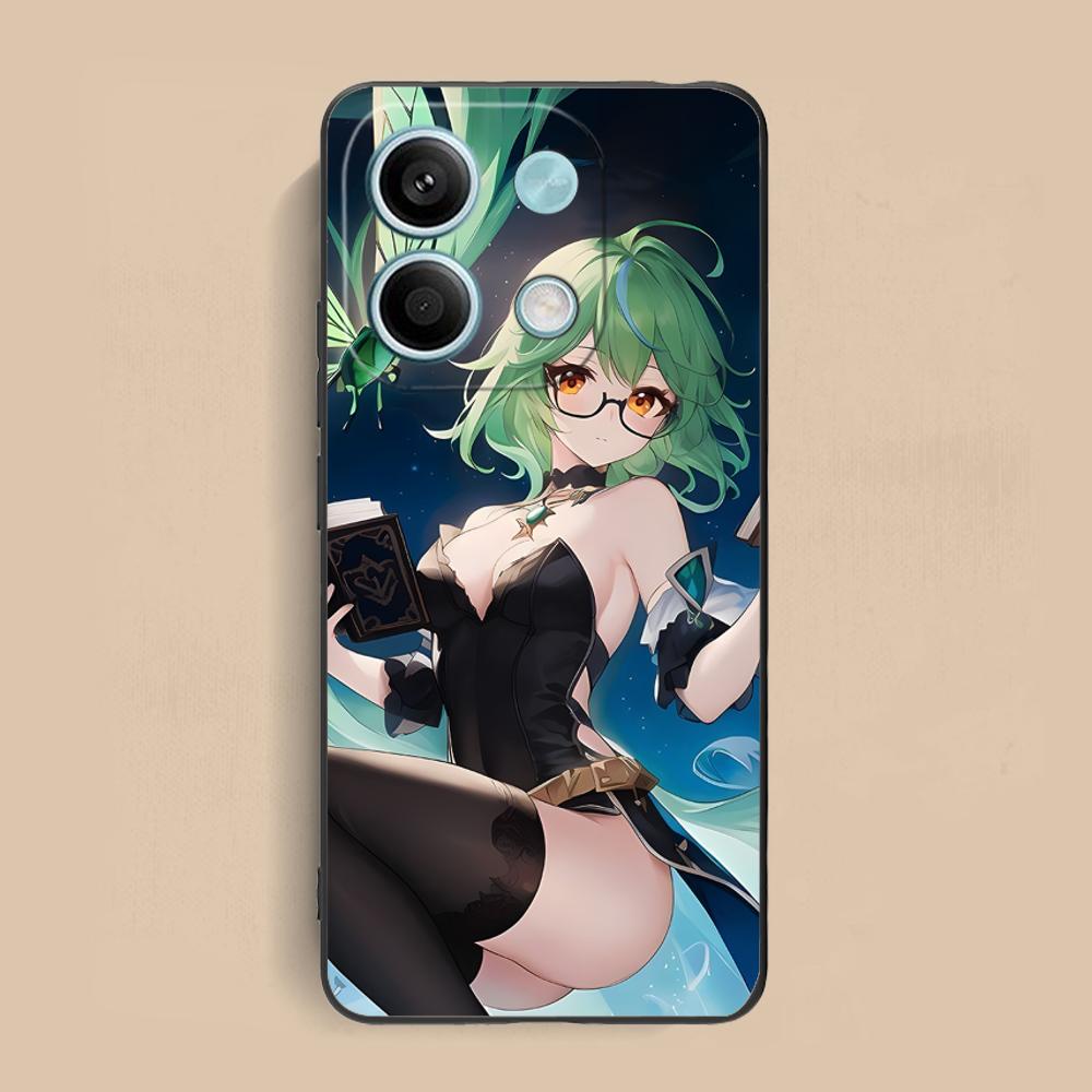 Game GI Sucrose Matte TPU Mobile Phone Case for Xiaomi Redmi 15 14 13 12 A5 3 2 1 C Plus 4G 5G Colorful Printing Cover