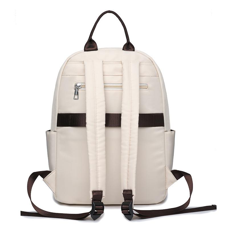 Ice Charm Backpack Women's Style New Women's Leisure Travel Backpack Lightweight Nylon Simple Versatile Bag