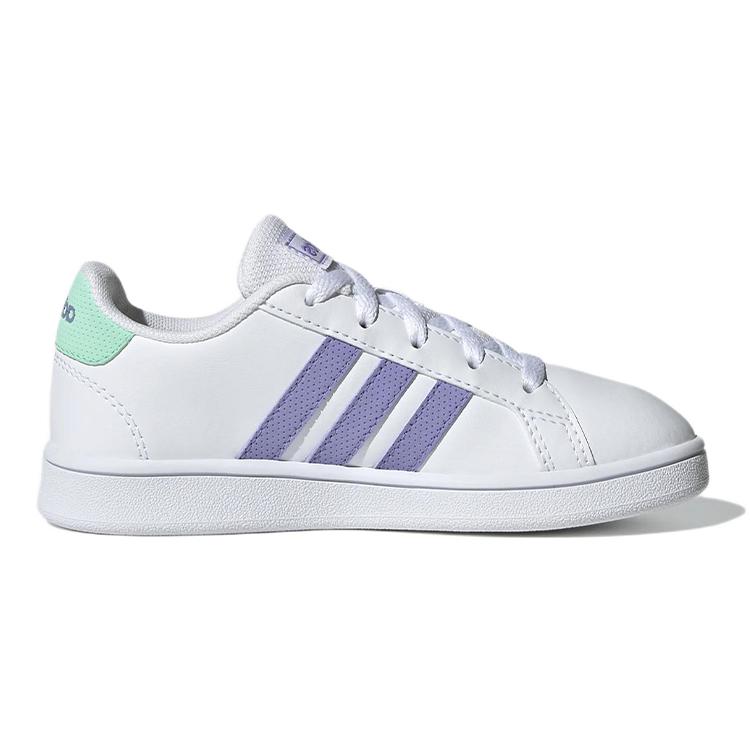 Adidas Neo GRAND COURT K Comfortable Low top Kids' Skateboarding Shoes White Kids' GX5775