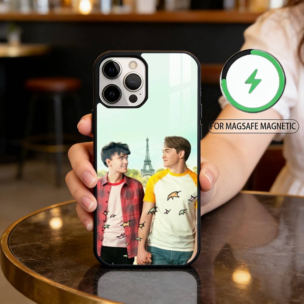 

New H-Heartstopper M-Movie Phone Case For iPhone17,16,15,14,13,12,11 Plus,Pro Max Magnetic For Magsafe Wireless Charging iPhone15PROMAX