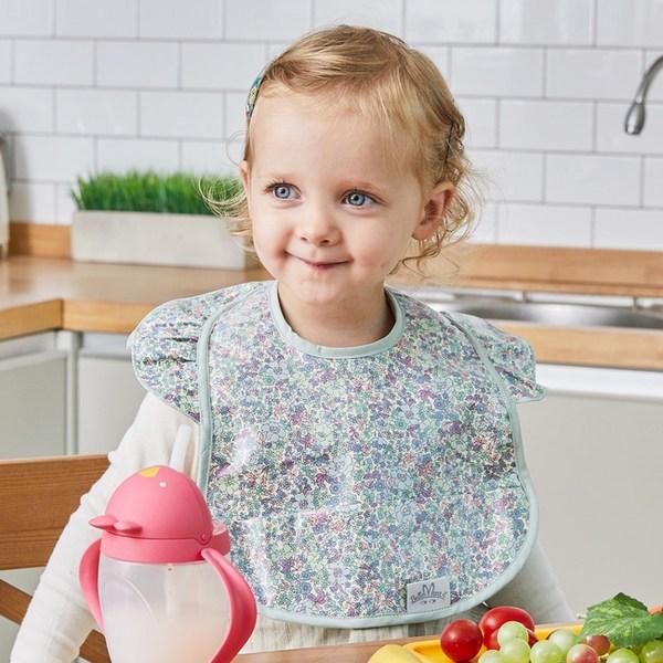 Belmont Angel vattentät haklapp för baby, lila botanisk, 1 st, 1 st