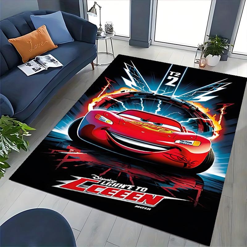 1pc Mcqueen Carpet Rug for Bedroom Living Room Decor Sofa Home Game Area Rug Non-slip Floor Mat. D0730037