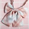 Jk Japanese Plaid Korean Version Of Collar Flower Graduate Female Collar Flower College Wind Streamer Jk Bow Shirt Accessories Sailor Suit