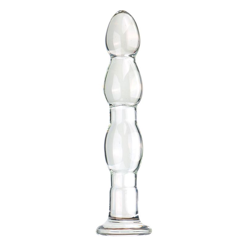 VaHppy Glass anal plugs Thin and long Deep Anal pulling beads Unisex Gay Sex Toys Dildo Masturbators SM
