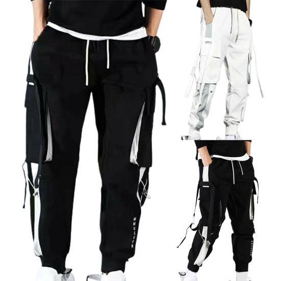 Transpirable Longitud del tobillo Gran Peluche Jogger Color Costuras  Pantalones Cargo Pantalones Hombre Pantalones comprar a buen precio —  entrega gratuita, reseñas reales con fotos — Joom