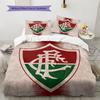 Fluminense FC  Pattern Bedding Quilt Set  Home Decoration  Gift (1 * duvet cover + 2 * pillowcase  without core)