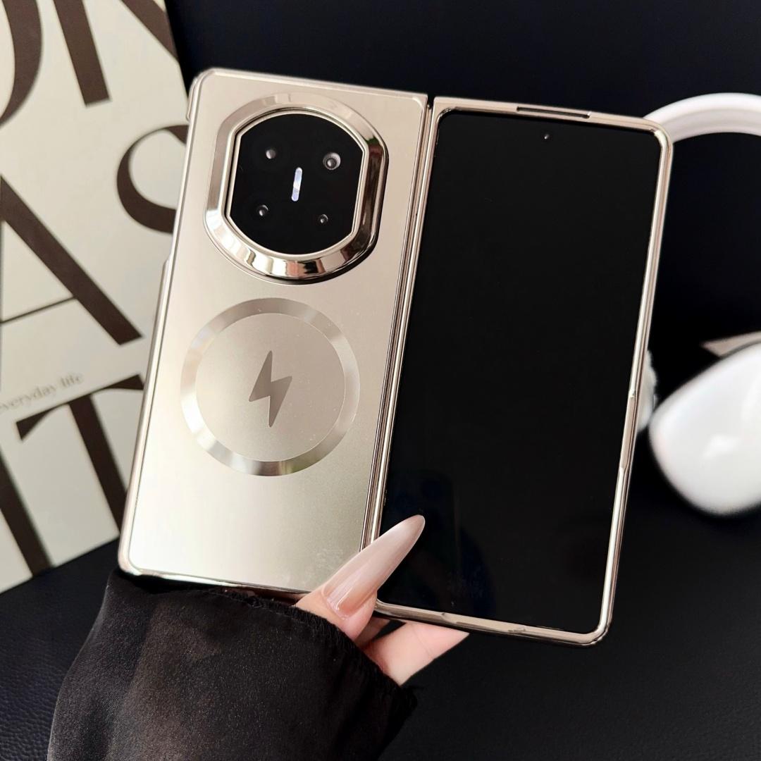 

For Huawei Mate X7 X6 X5 X3 Case Shockproof Protector Fashion Plated AG back Lightning Magsafe Circle Protector Phone Cover Huawei Mate X3