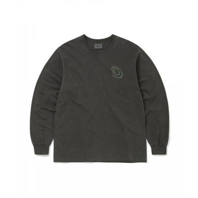 SpiraL Logo L S Tee charcoaL