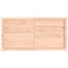 VidaXL Comptoir de salle de bain 120x60x6 cm bois massif non traité 3156048