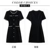 Elegant and Slim, Light Luxury Small Black Dress