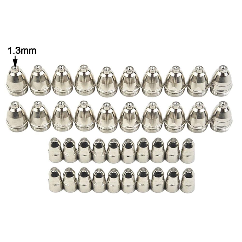 Air Plasma Torch Cutting Nozzle DIY Plasma Cutting 1.1mm Nozzle Head Diameter Embedded Hafnium For P80 Plasma Torch