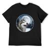 Alaskan Malamute T-Shirt Anime T Shirts Boys Animal Print Man T Shirt Vintage T Shirt Men