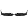 Black/Carbon Front Bumper Fog Lamps Frame Splitters Trim Up Canards Fins Fog Light Shells For BMW F30 F31 M Sport 2012-