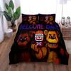 Cartoon Freddy Bedding Set Duvet Cover Pillowcase Bedroom Decor for Boys and Girls Birthday Gift Available In Single Double and