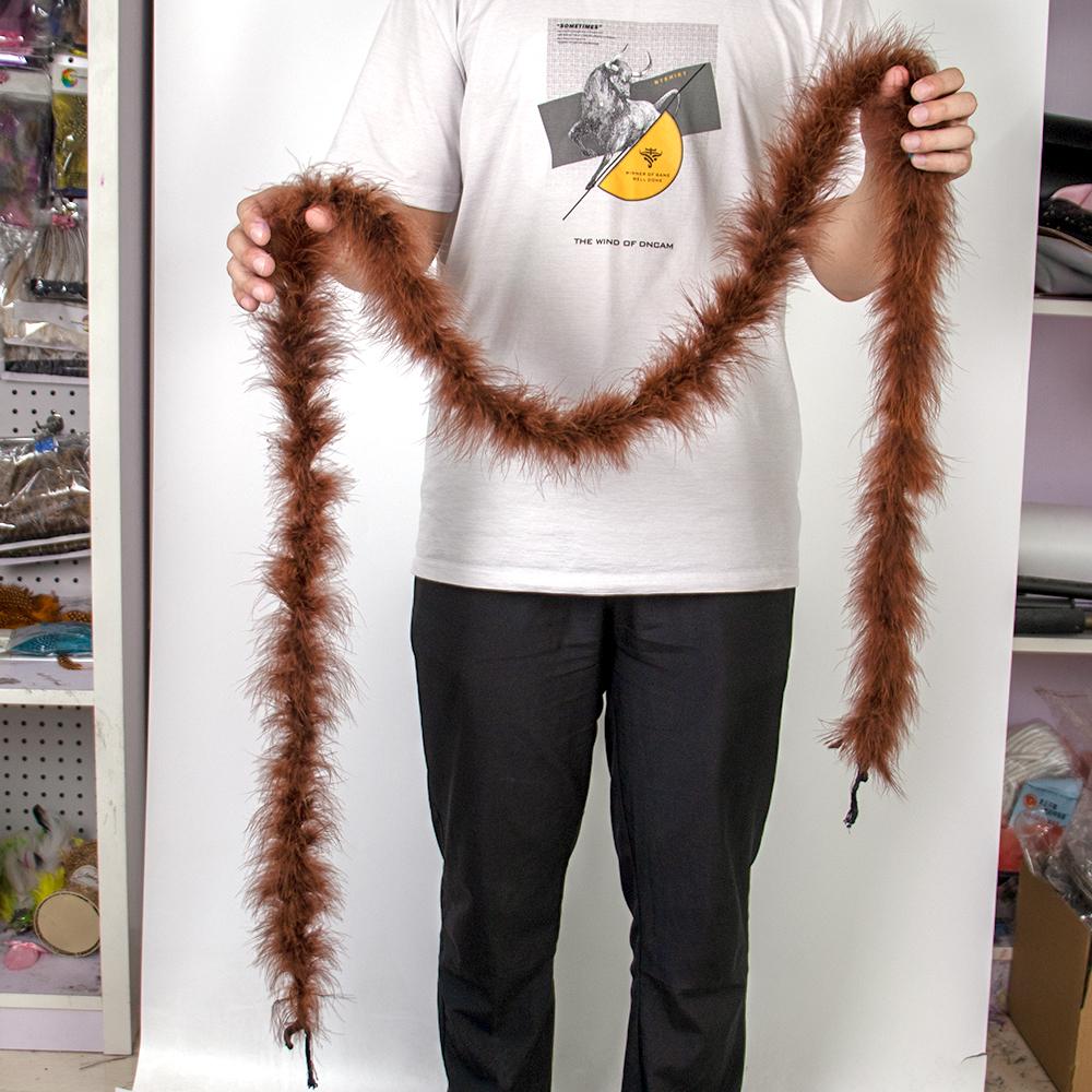 Colorful Marabou Turkey Feathers Boa Shawl 13G for Party Wedding Clothes Sewing Christmas Tree Crafts Plume 2 Yard/Pcs