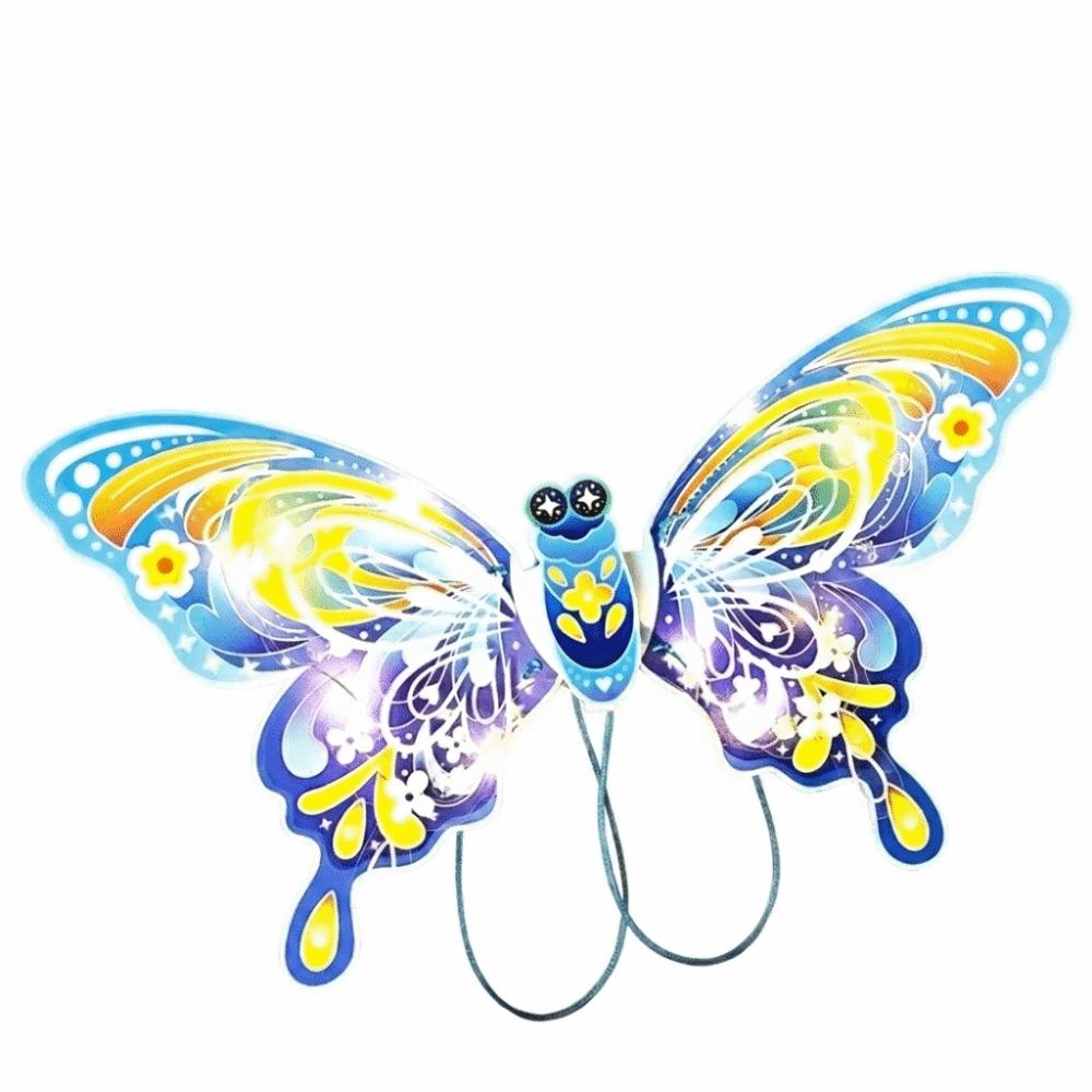 Dragonfly Shape Handheld Glowing Lantern Handmade Light-Up Butterfly Lantern Props